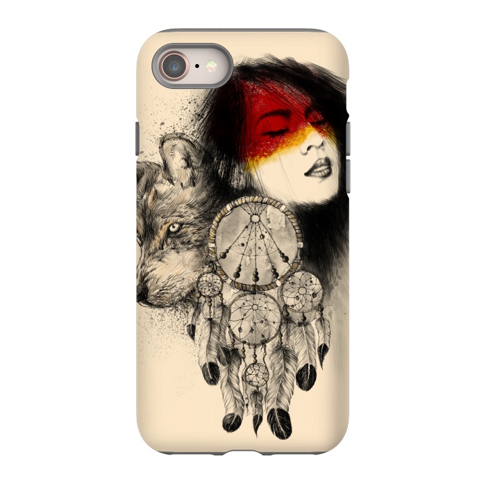 iPhone 8 StrongFit Dream Catcher by Alwin Aves