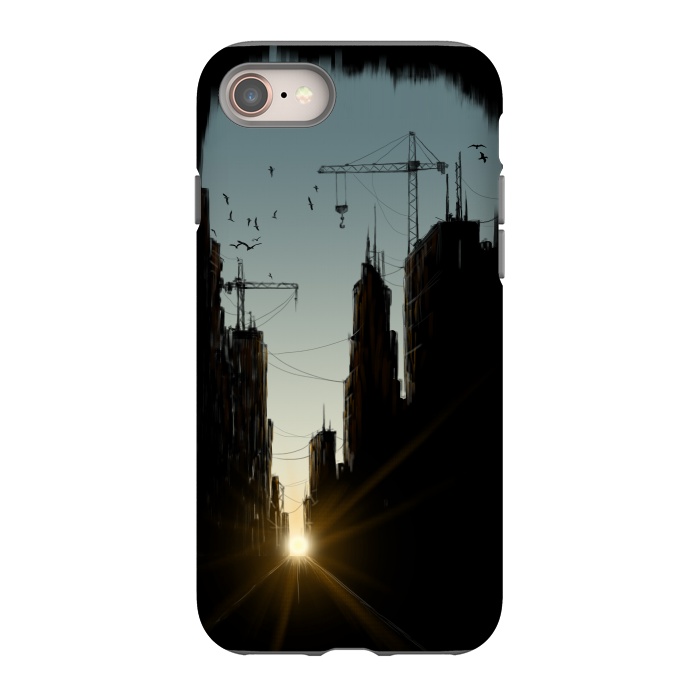 iPhone 8 StrongFit Concrete Jungle by Alwin Aves