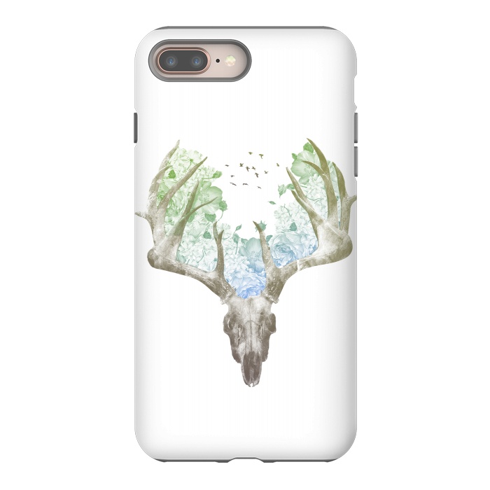 iPhone 8 plus StrongFit Deer Skull by Rui Faria