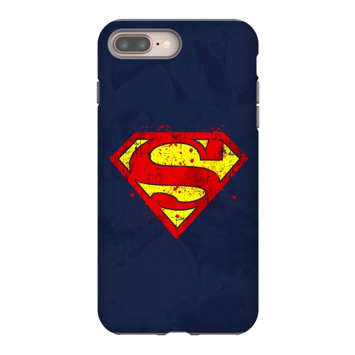 iPhone 8 plus StrongFit Super Man's Splash by Sitchko