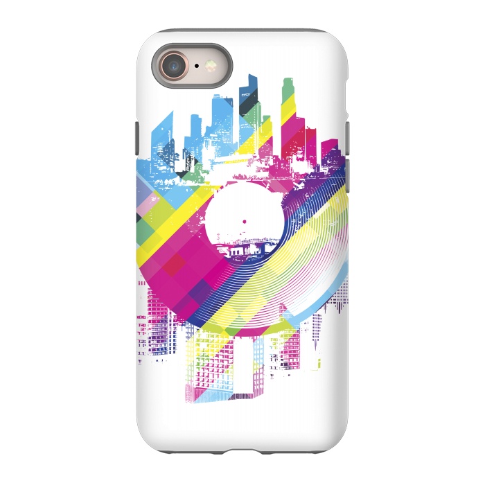 iPhone 8 StrongFit Urban Vinyl Colorful by Sitchko