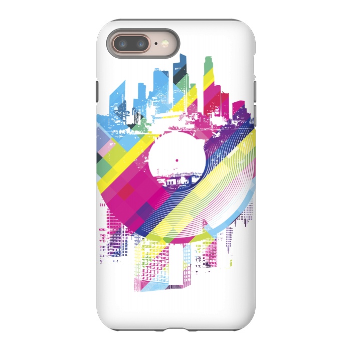 iPhone 8 plus StrongFit Urban Vinyl Colorful by Sitchko