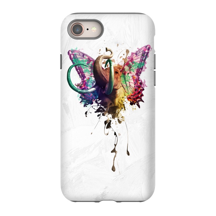 iPhone 8 StrongFit Elephant Need to Fly by Sitchko