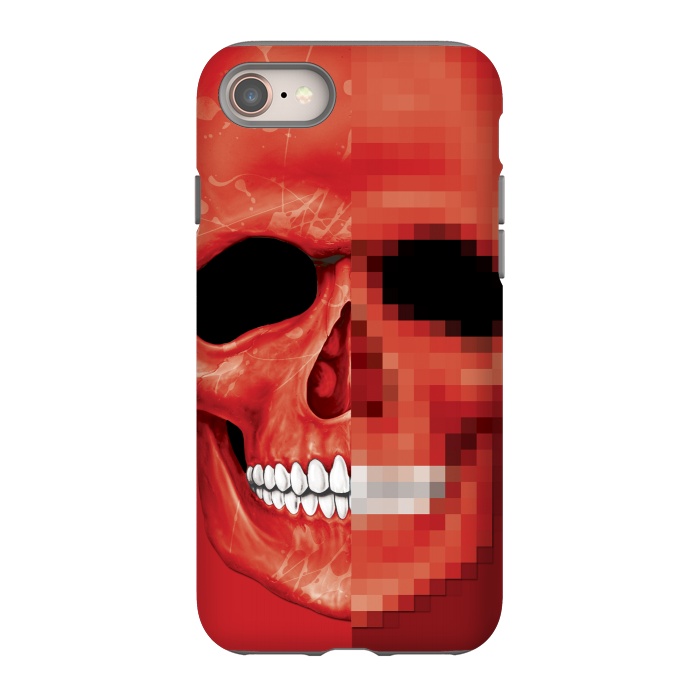 iPhone 8 StrongFit Red Skull by Sitchko
