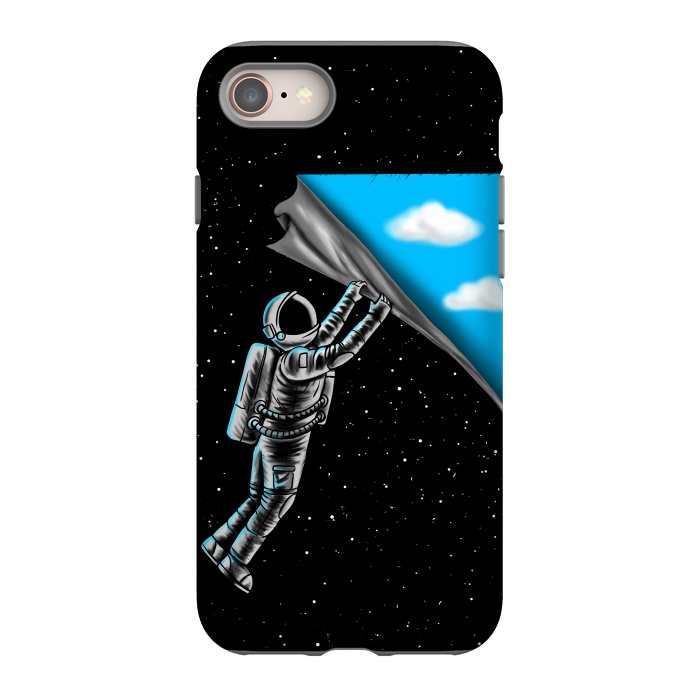 iPhone 8 StrongFit Astronaut open the sky by Coffee Man