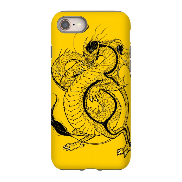 iPhone 8 StrongFit Bruce, the Dragon by Draco