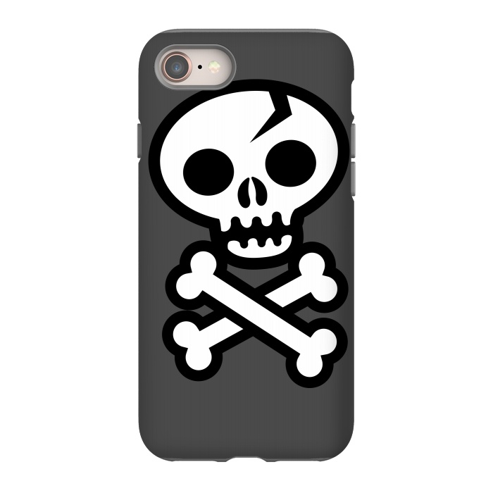iPhone 8 StrongFit Skull & Crossbones by Wotto