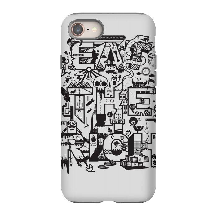 iPhone 8 StrongFit Eat The Rich by Wotto