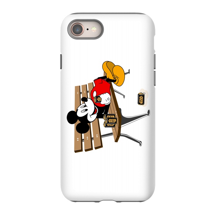iPhone 8 StrongFit Mickey Mouse Drinking Star Wars Beer by Alisterny
