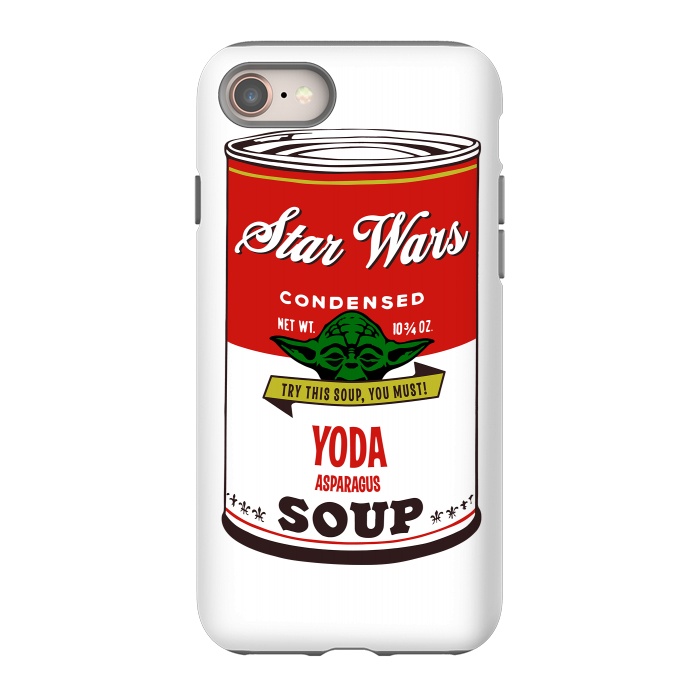 iPhone 8 StrongFit Star Wars Campbells Soup Yoda by Alisterny