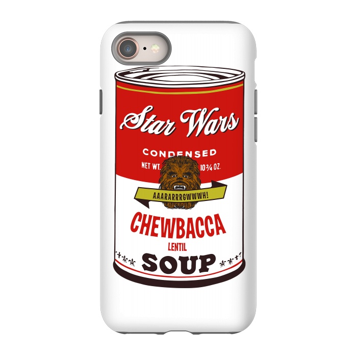 iPhone 8 StrongFit Star Wars Campbells Soup Chewbacca by Alisterny