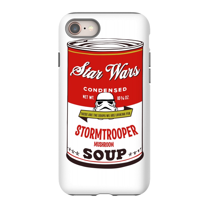 iPhone 8 StrongFit Star Wars Campbells Soup Stormtrooper by Alisterny