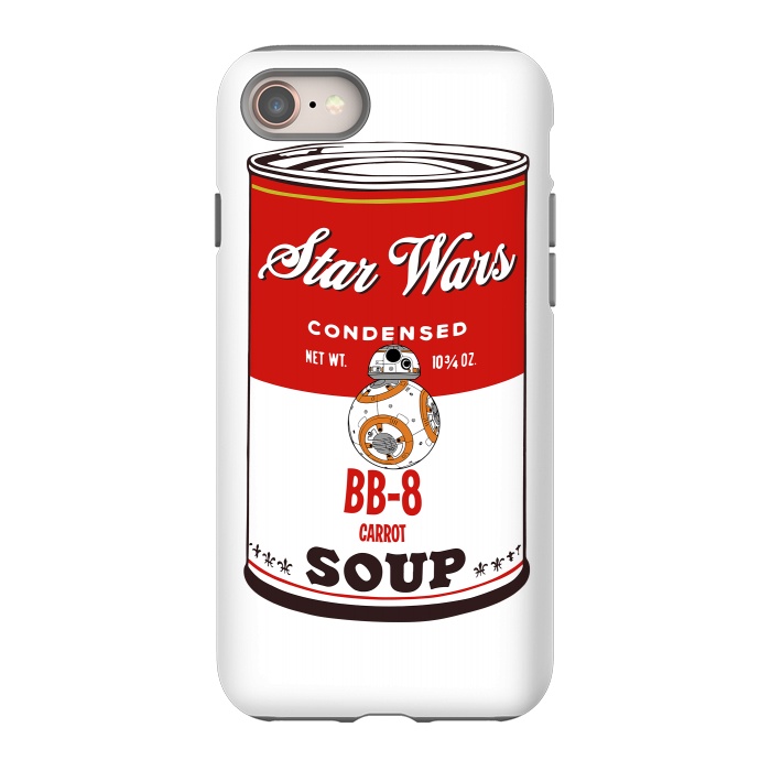 iPhone 8 StrongFit Star Wars Campbells Soup BB-8 by Alisterny