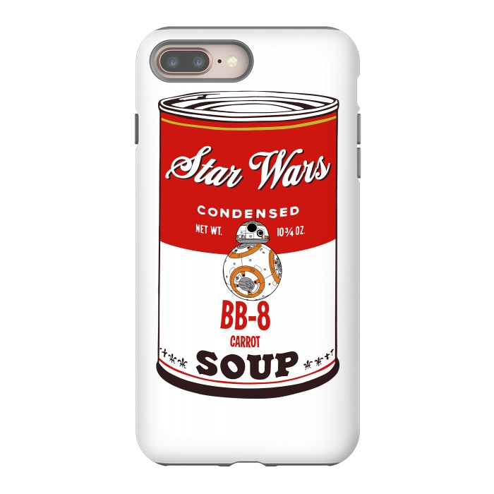 iPhone 8 plus StrongFit Star Wars Campbells Soup BB-8 by Alisterny