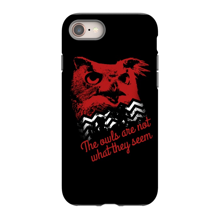 iPhone 8 StrongFit Twin Peaks The Owls Are Not What They Seem by Alisterny