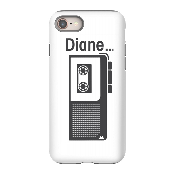iPhone 8 StrongFit Twin Peaks Diane Dictaphone by Alisterny