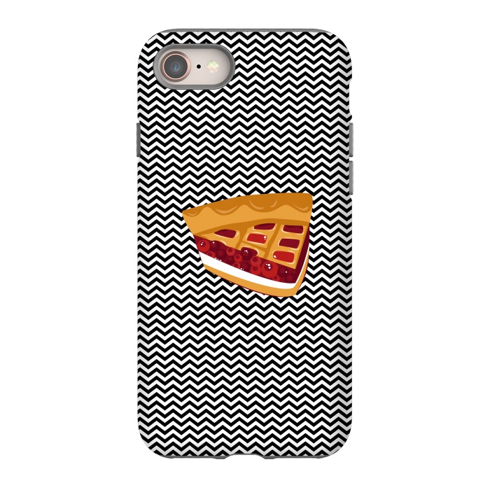iPhone 8 StrongFit Twin Peaks Black Lodge Pie by Alisterny