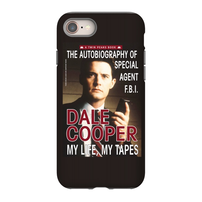 iPhone 8 StrongFit Twin Peaks Dale Cooper Book by Alisterny