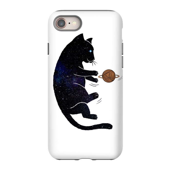 iPhone 8 StrongFit Cat Universe by Coffee Man