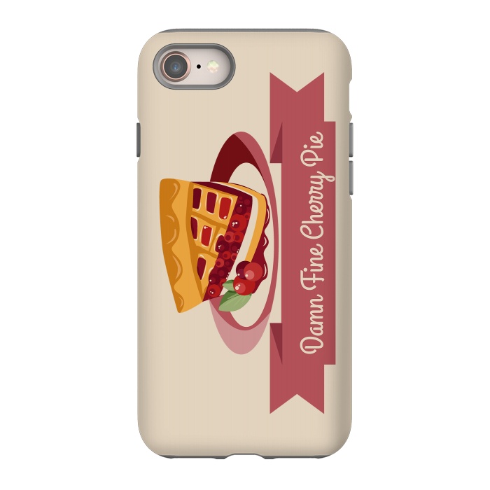 iPhone 8 StrongFit Twin Peaks Cherry Pie by Alisterny