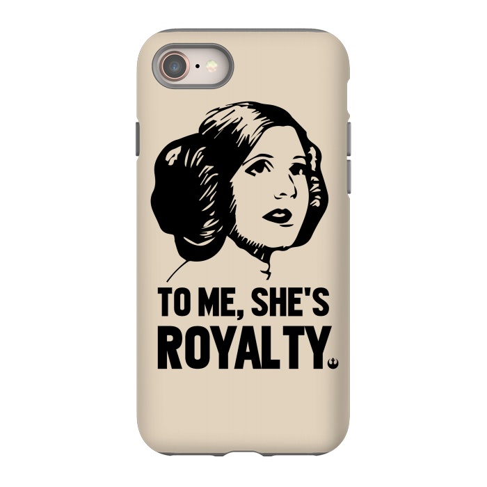 iPhone 8 StrongFit Princess Leia To Me Shes Royalty by Alisterny