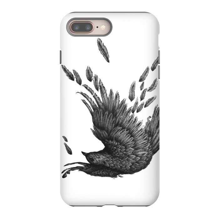iPhone 8 plus StrongFit Raven Unravelled by ECMazur 