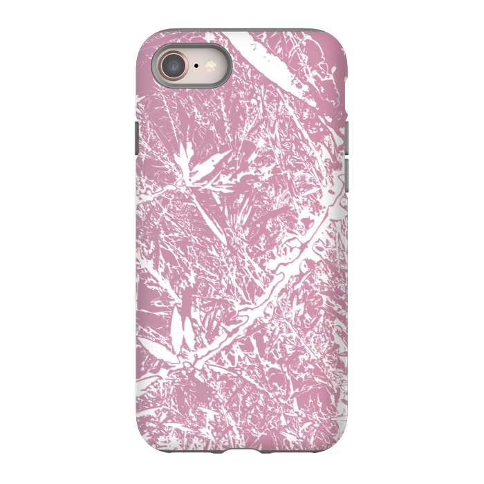 iPhone 8 StrongFit Pink Floral Art by Zala Farah