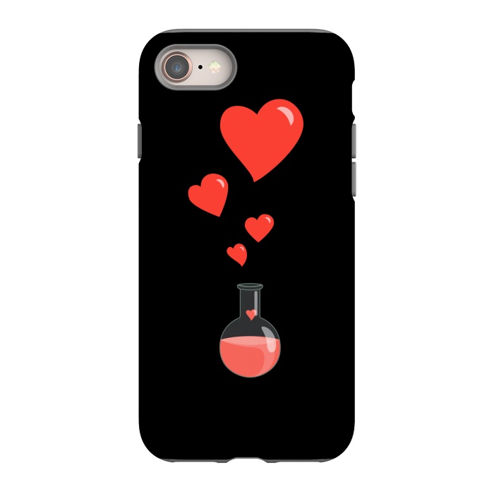iPhone 8 StrongFit Flask Of Hearts Love Chemistry by Boriana Giormova