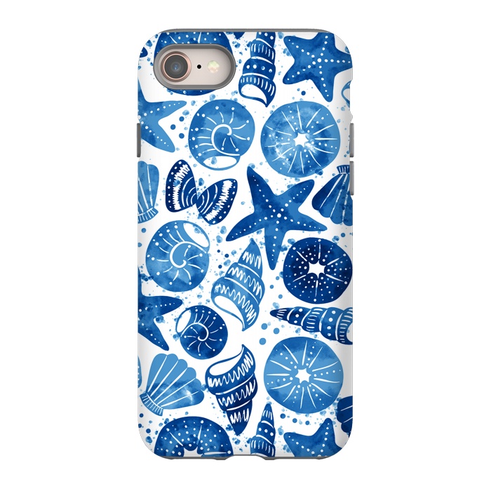 iPhone 8 StrongFit sea shells by Laura Grant