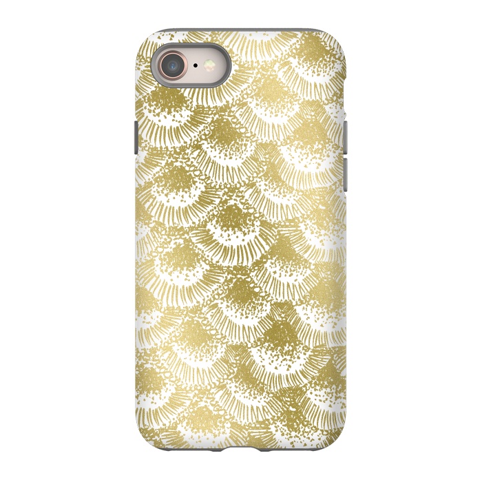 iPhone 8 StrongFit Organic Burst Gold by Caitlin Workman