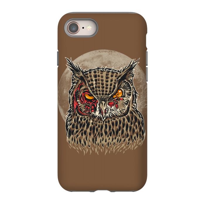 iPhone 8 StrongFit Zombie Owl by Branko Ricov