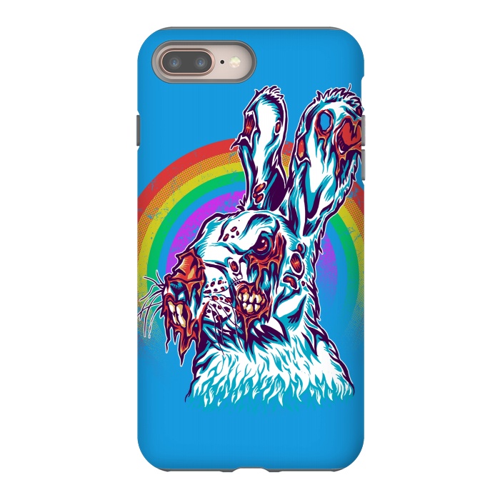 iPhone 8 plus StrongFit Zombie Rabbit by Branko Ricov