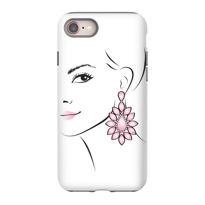 iPhone 8 StrongFit Earring Lady by Martina
