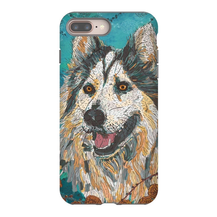 iPhone 8 plus StrongFit Husky by Lotti Brown