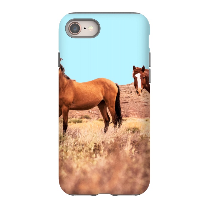 iPhone 8 StrongFit Horses by Uma Prabhakar Gokhale