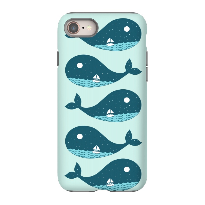 iPhone 8 StrongFit Whale Landscape 2 by Coffee Man