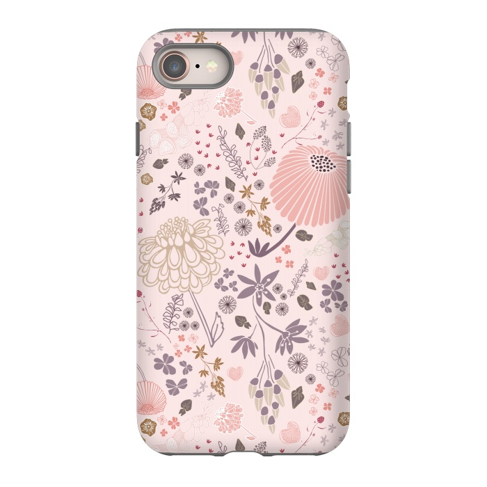 iPhone 8 StrongFit Field of Flowers by Paula Ohreen