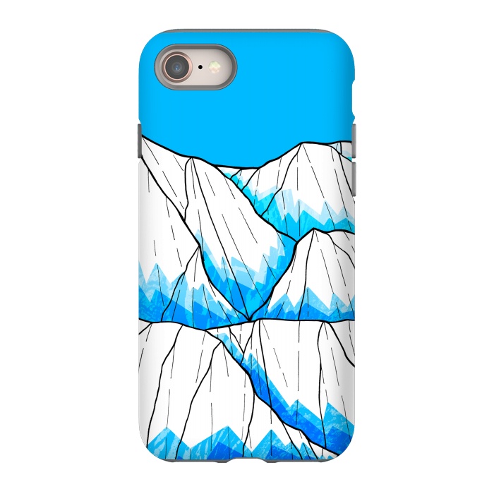 iPhone 8 StrongFit Glacier hills by Steve Wade (Swade)