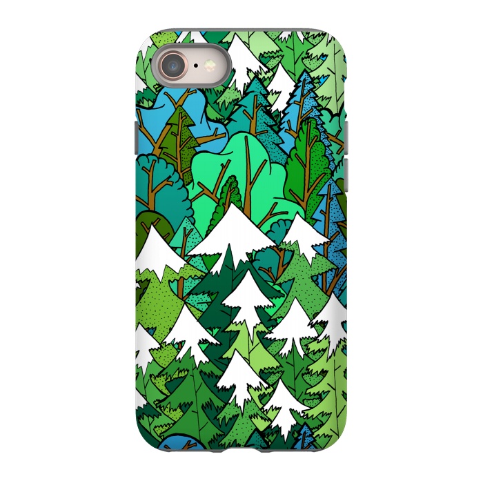 iPhone 8 StrongFit Winter's Forest by Steve Wade (Swade)