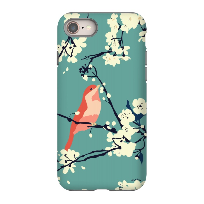 iPhone 8 StrongFit Bird and Blossom by Zoe Charlotte