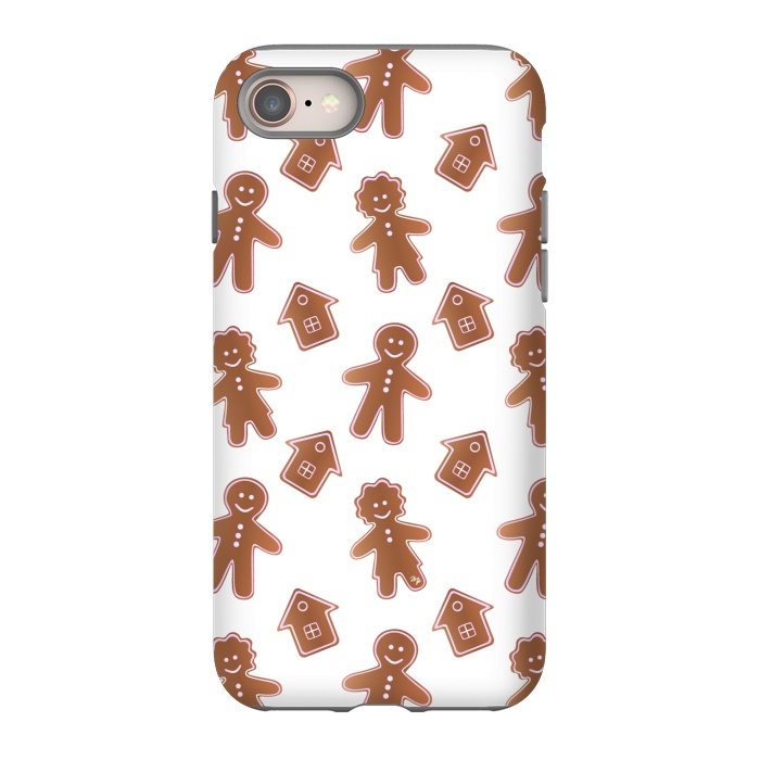 iPhone 8 StrongFit Gingerbread people by Martina