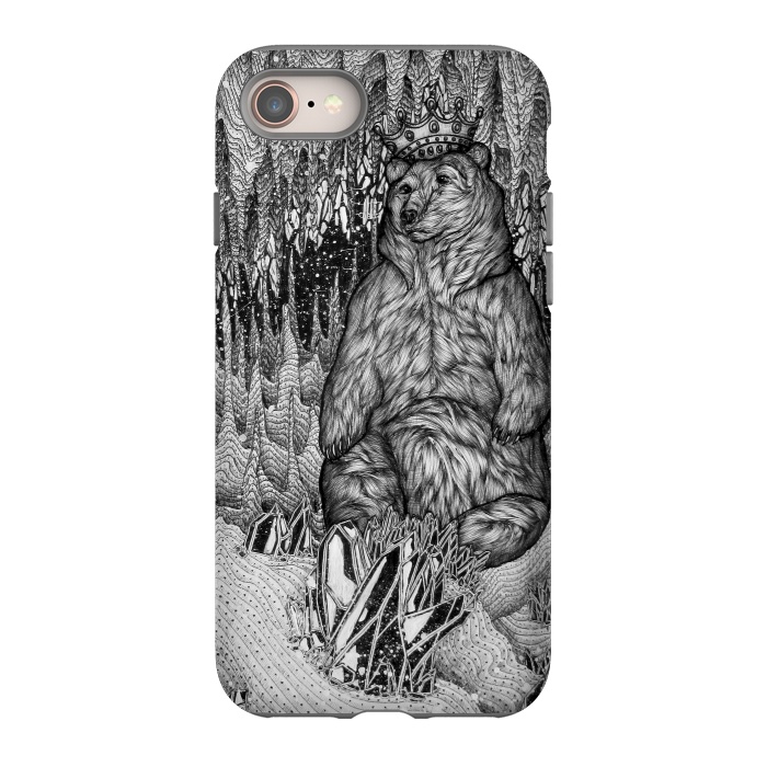 iPhone 8 StrongFit Cave of the Bear King by ECMazur 