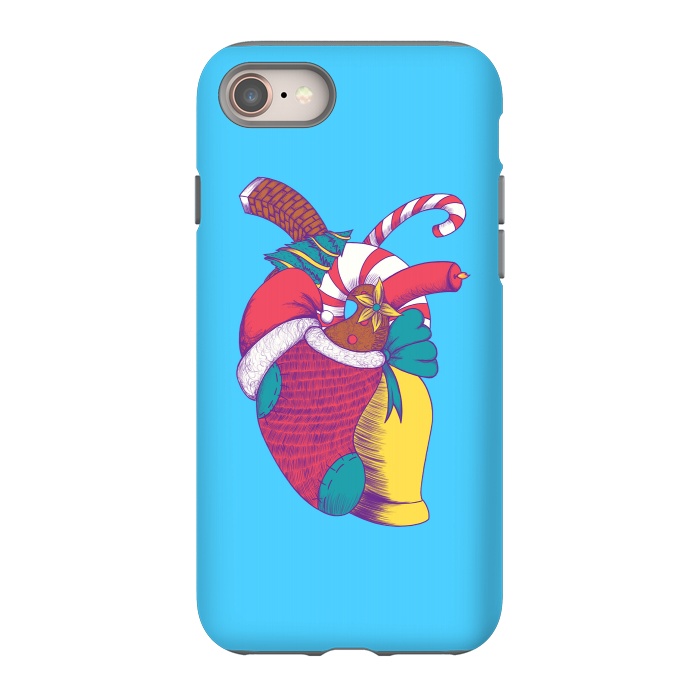 iPhone 8 StrongFit Christmas Heart by Ranggasme