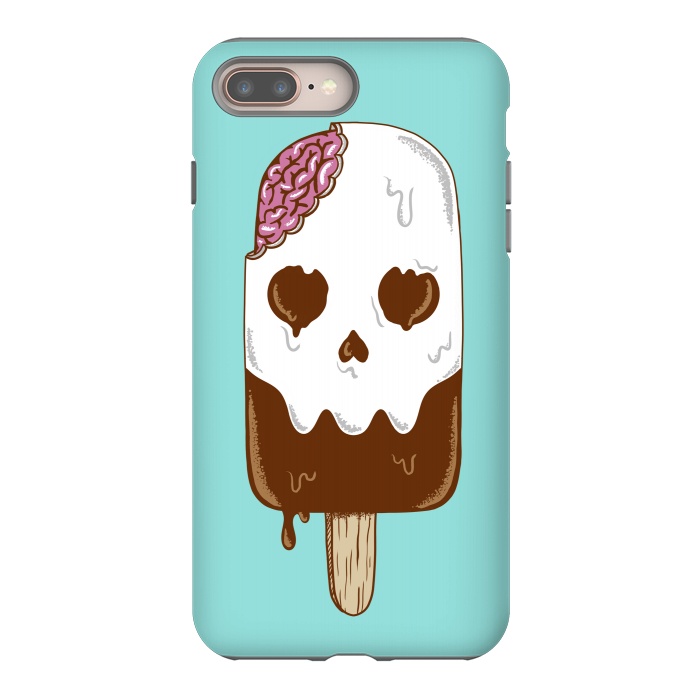 iPhone 8 plus StrongFit Skull Ice Cream by Coffee Man