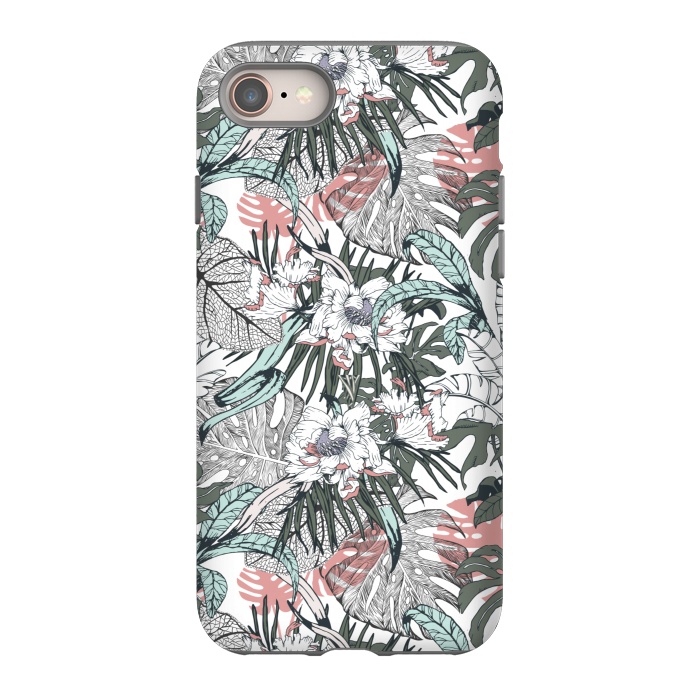 iPhone 8 StrongFit Tropical wild jungle paradise by Mmartabc