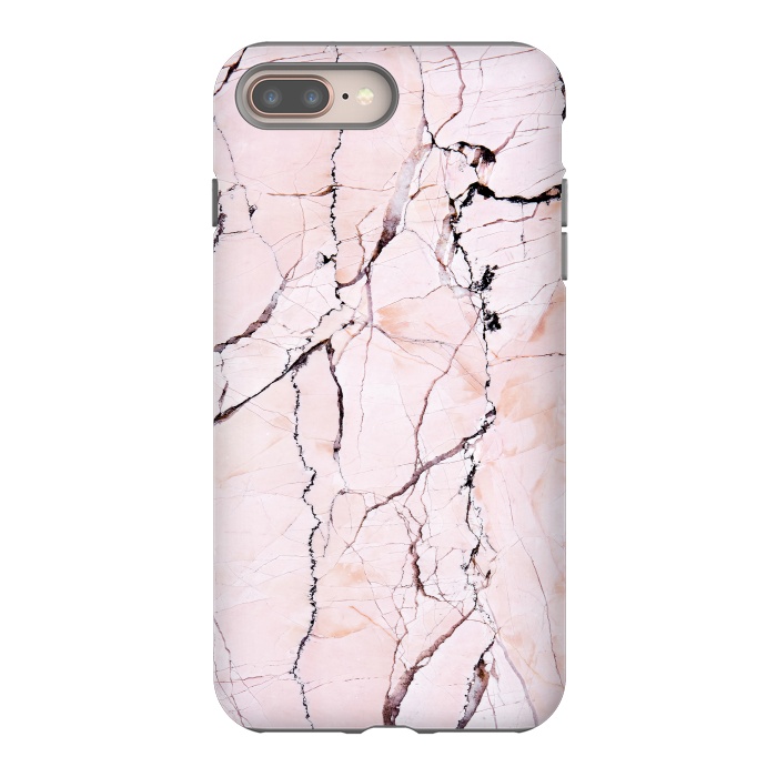 iPhone 8 plus StrongFit Pink texture marble by Mmartabc