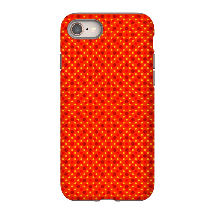 iPhone 8 StrongFit Dots Ethnic Pattern by Dhruv Narelia