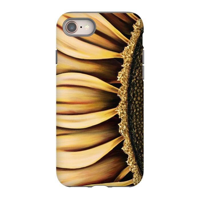 iPhone 8 StrongFit Sunflower by Denise Cassidy Wood