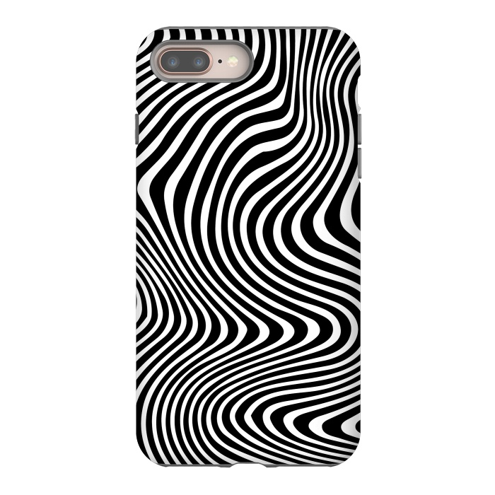 iPhone 8 plus StrongFit Illusion Waves 3 by Sitchko