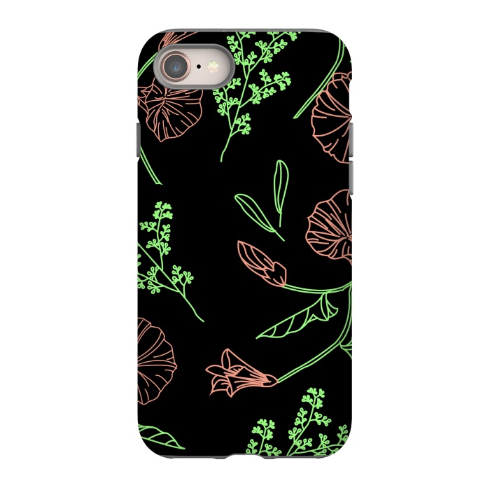 iPhone 8 StrongFit floral design 3 by MALLIKA